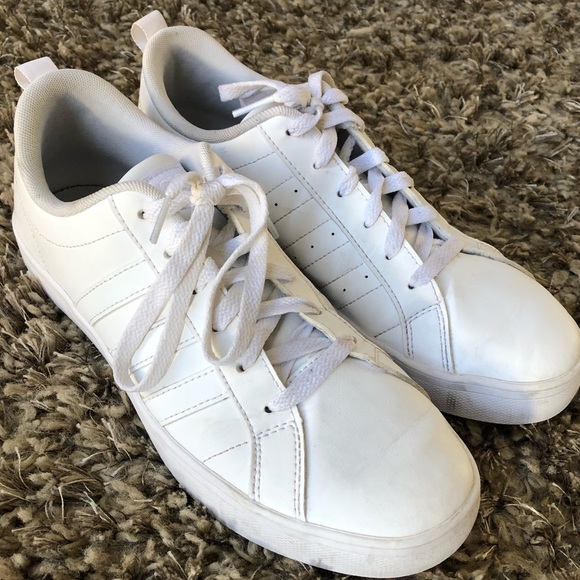 adidas white canvas shoes